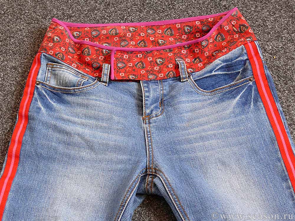 Как расширить джинсы